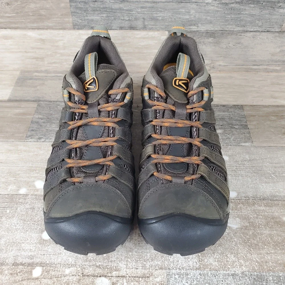 Keen Voyageur Mens‎ Hiking Shoes Sz 8 Lace Up Low Top Round Toe Work Hiking